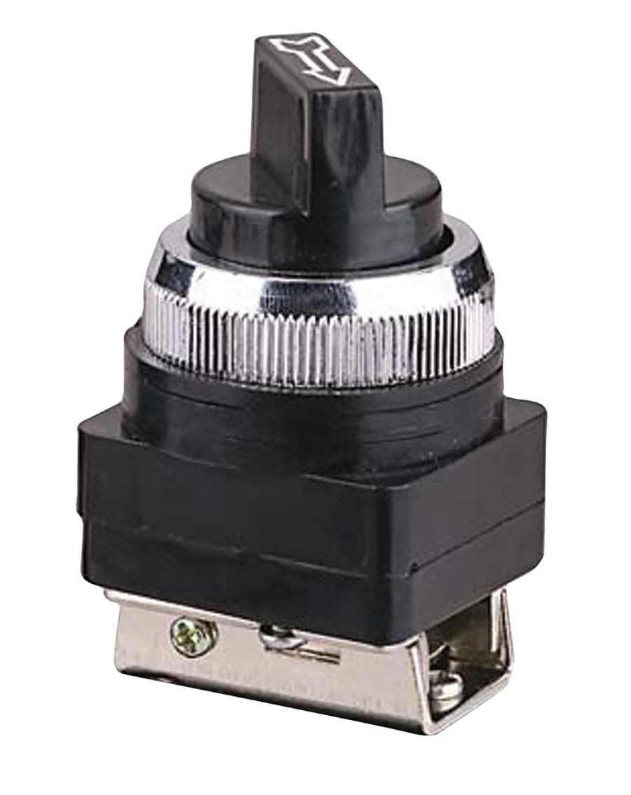 Two Position Selector - S1 Black Valve Head To Suit: M32 M52 & MV32 Valves - Part number EM-M32-06S1B-P01
