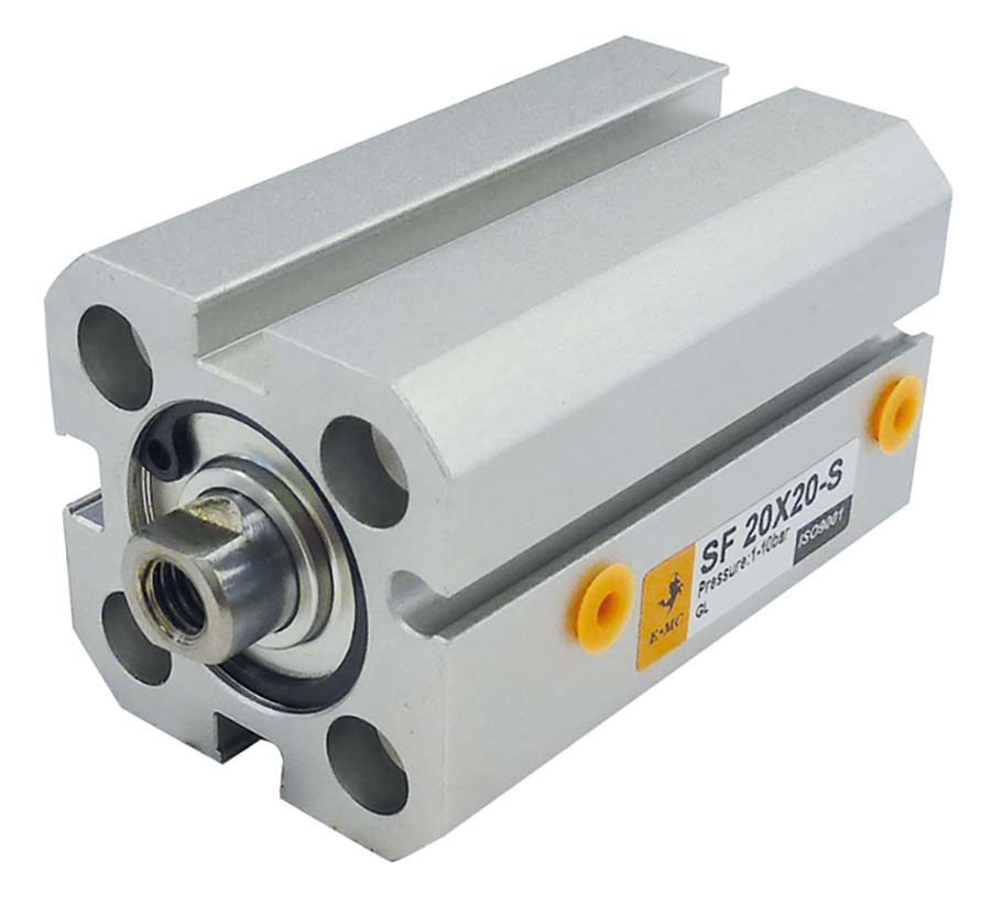 E.MC - Compact Cylinders - 63mm Bore Bore: 63mm, Stroke: 10mm - Part number EM-SF63X10-S