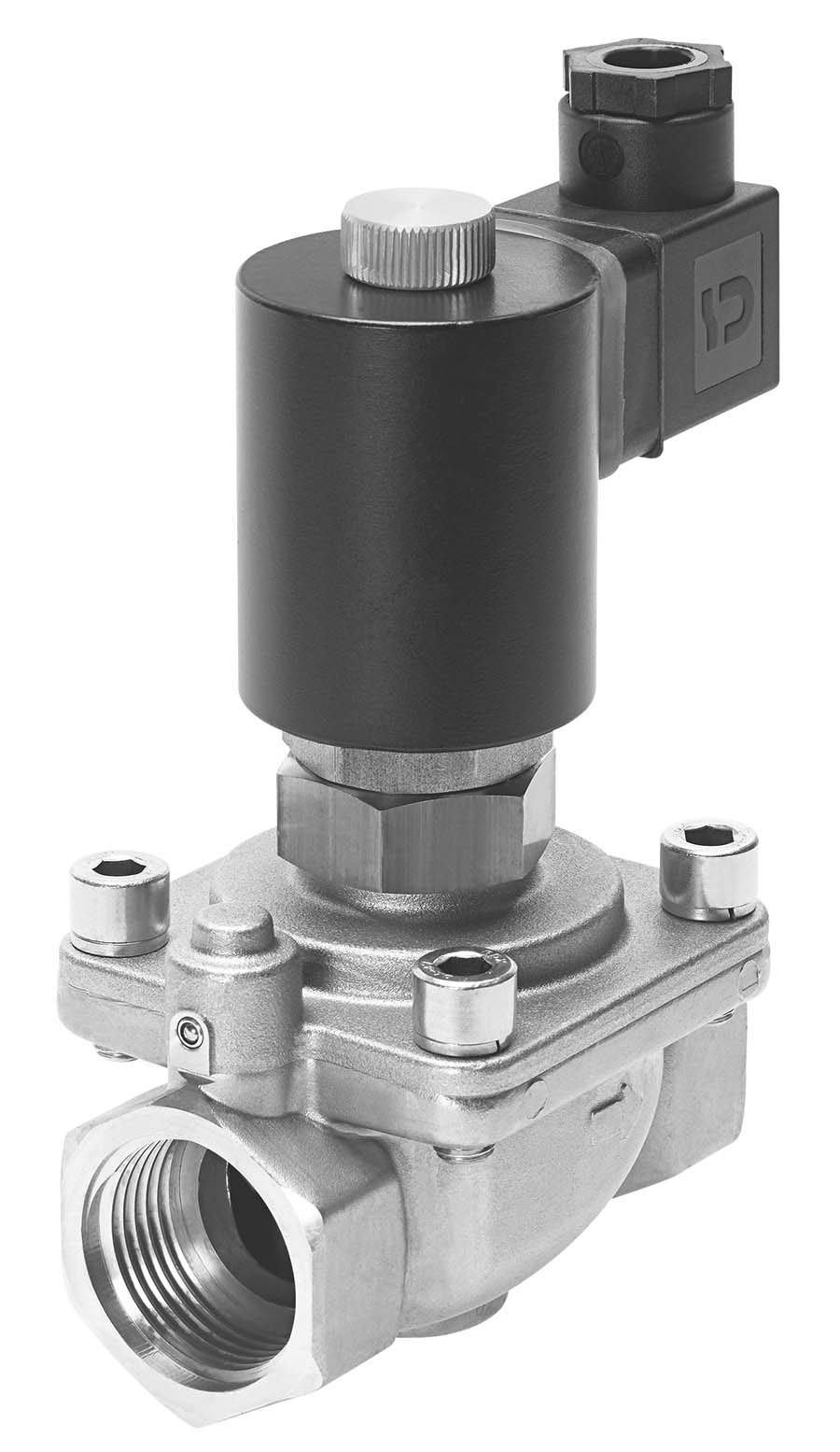 FESTO - VZWF Force Pilot Operated Solenoid Valve - 10 Bar Max Pressure, 13.5 mm Nominal Bore . - Part number FES1492111