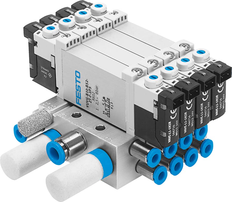 FESTO - VUVG Series Sub-Base Valve - 14 mm . - Part number FES566514