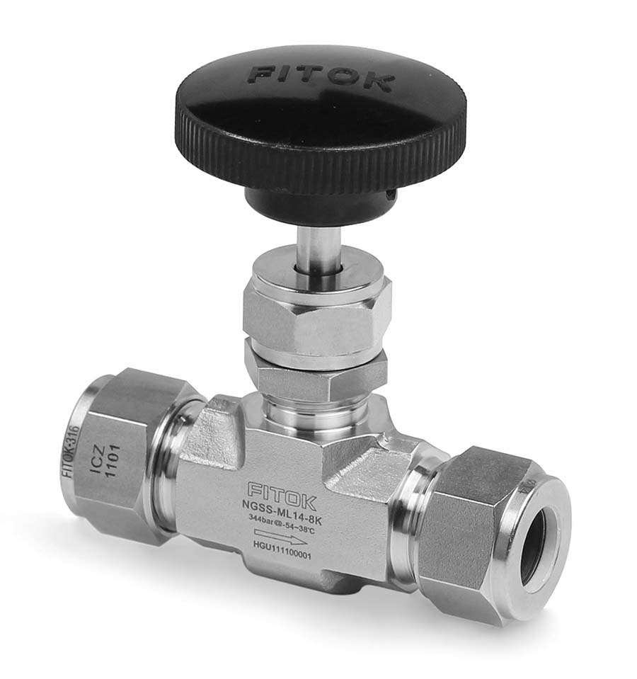 Needle Valves - Metric Size Od: 6 mm Pressure: 5000 Psi - Part number FK-NGHSSML67RY