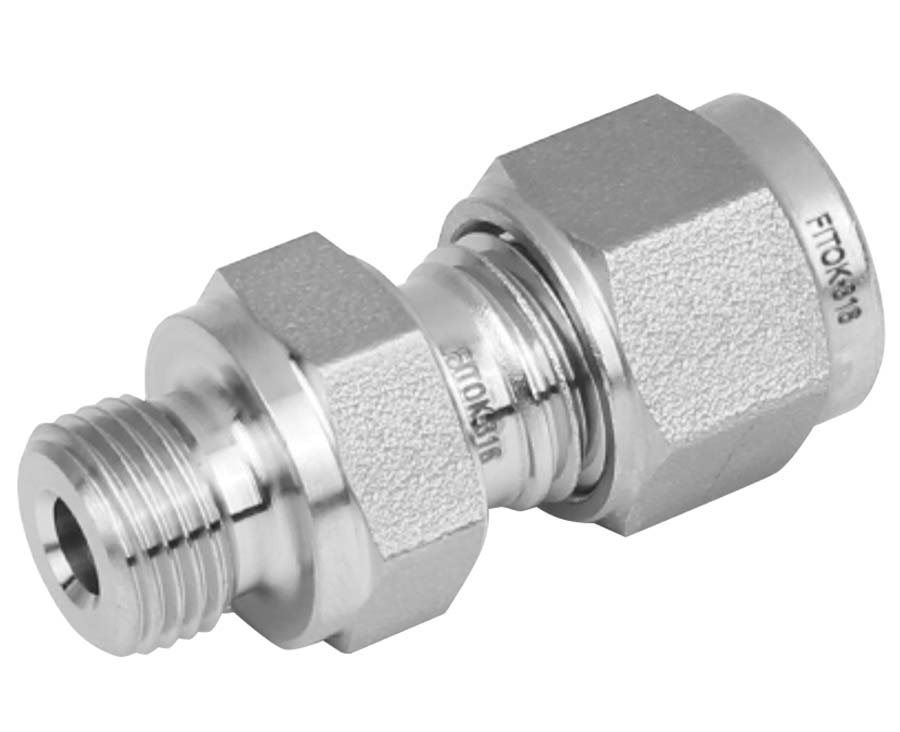 PARKAIR - Connector - BSPP Male - Metric Tube Od: 10 mm Male: 3/8" BSPP" - Part number FK-SSCMML10RS6