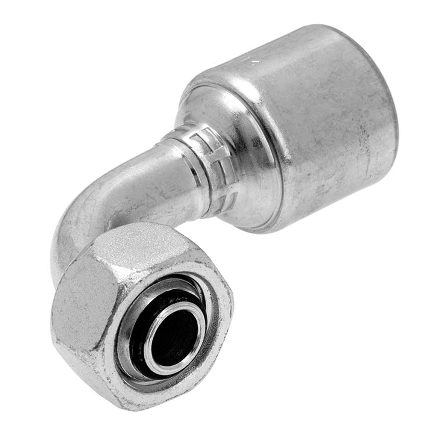 EXITFLEX - 90Â° Swept Elbow - BSPP Female Swivel with O-Ring Seal . - Part number G312G12FBS9