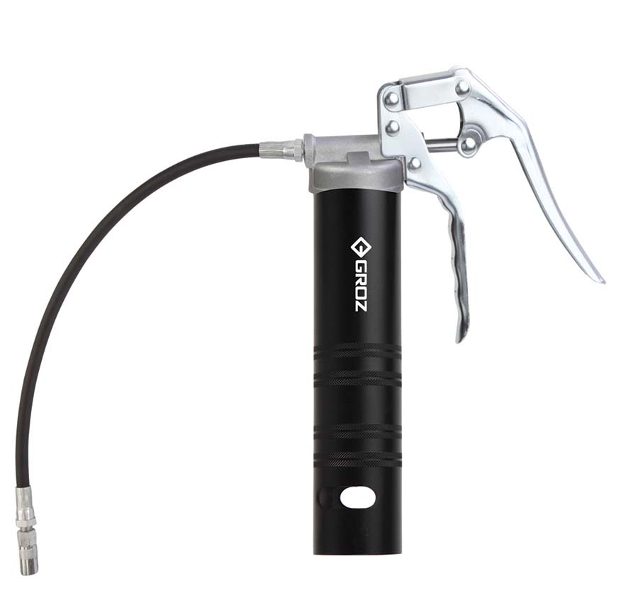 Spin On Pistol Grip Grease Gun Pistol Grip Grease Gun - Part number GR-ZG49PRB