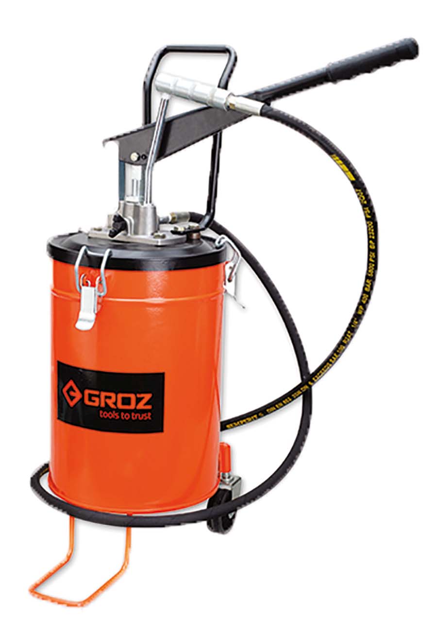 GROZ - C/W 15 kg Grease Container . - Part number GR-ZVGP15