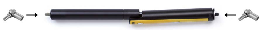 Econoloc Gas Springs (Pair) 10 - 23 mm Std Range Stroke: 300 mm - Extended Length: 705 mm - Tube Length: 340 mm - Part number GS-SWV1ECV100031