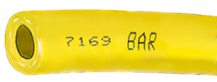 COPELY - H-GP - Black With Yellow Stripe – 30 M Coils - Part number H-GP25