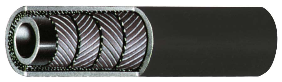 PARKAIR - Rubber Oil/Leaded Petrol Hose – 10 m Coils Black - Part number H-OP04