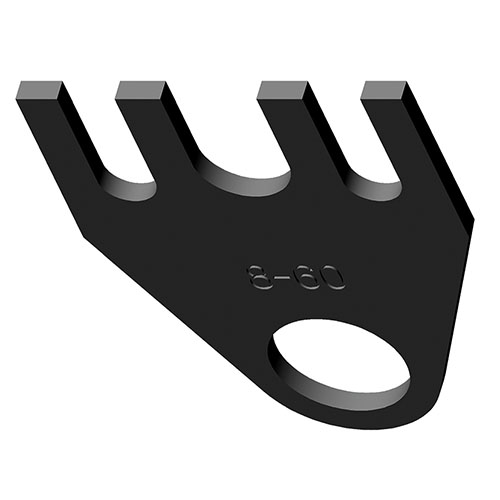 HUMPHREY - Flat Bracket For TAC Valves Flat Mounting Bracket - Part number HU-8-60