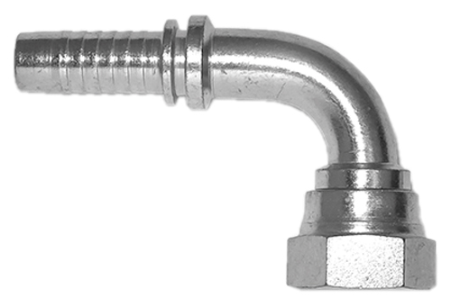 INTERPUMP - 90° Swept BSPP Female 60° Cone - Part number IP-0150-32-32
