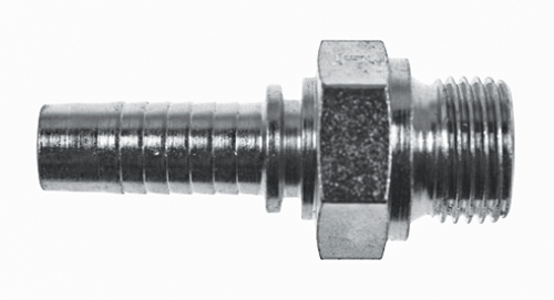 INTERPUMP - Straight Hosetail - BSPT Male - Part number IP-0360-20-20