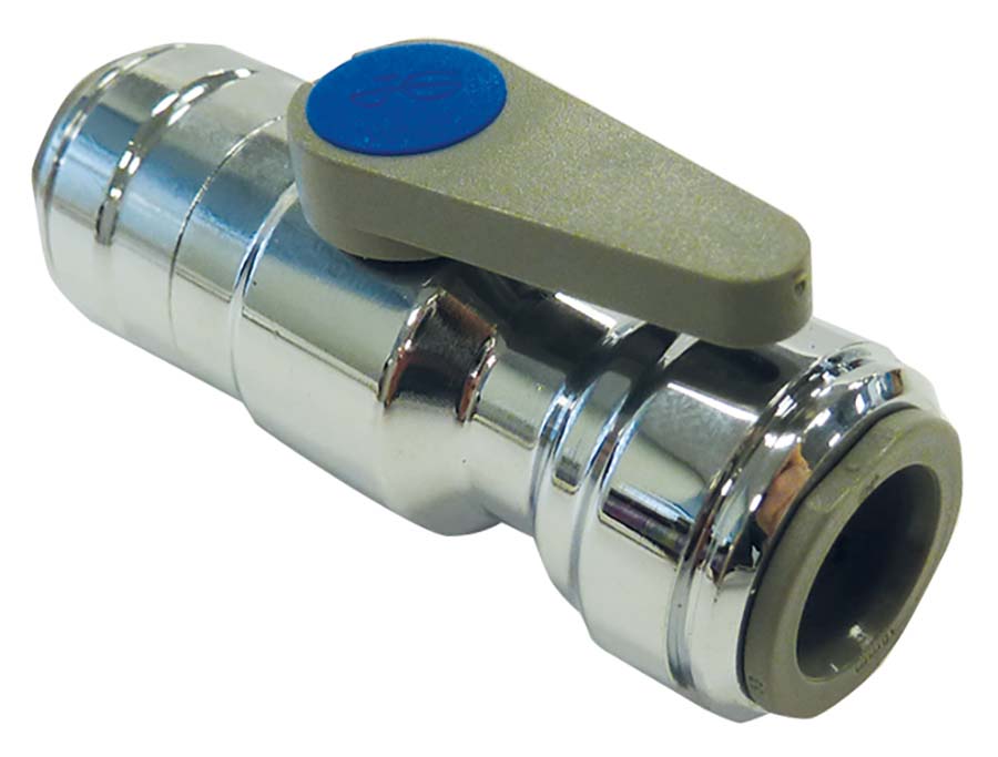 JOHN GUEST - Service Valve – Brass Chrome Plated - Part number JG15HSV
