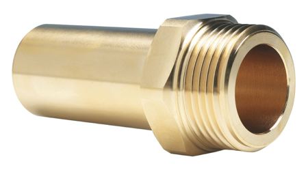 JOHN GUEST - Male Brass Stem Adaptor Male NPT . - Part number JGMM052828N