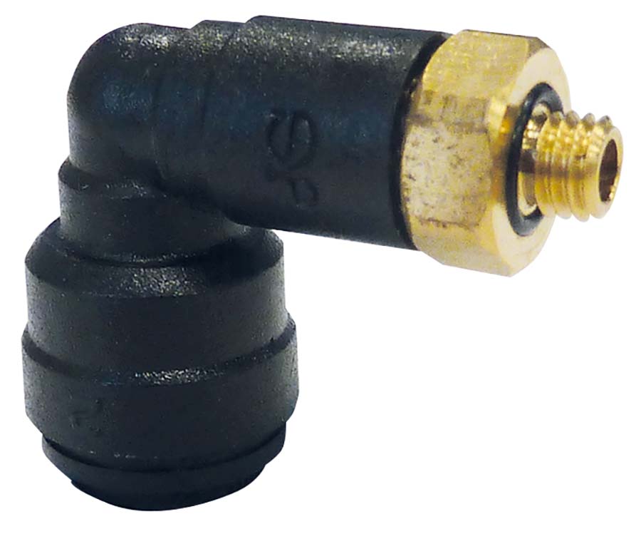 JOHN GUEST - Swivel Elbow – Male Metric Thread . - Part number JGRM0904M5