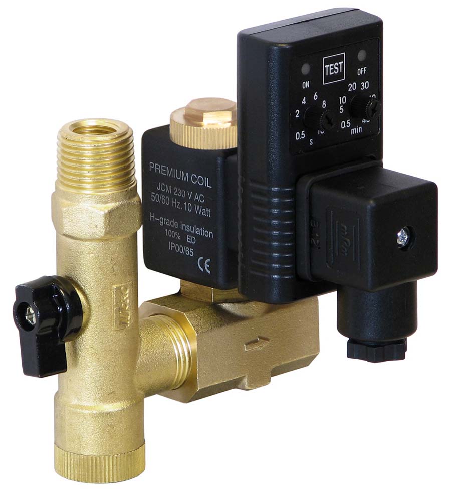 JORC - EZ-1 Timer Drain Incl. Ball Valve Strainer - Part number JORC2321MD