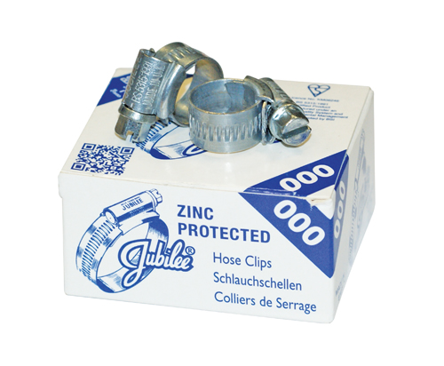 JUBILEE - Zinc Protected Mild Steel Clips - Part number J 12.5