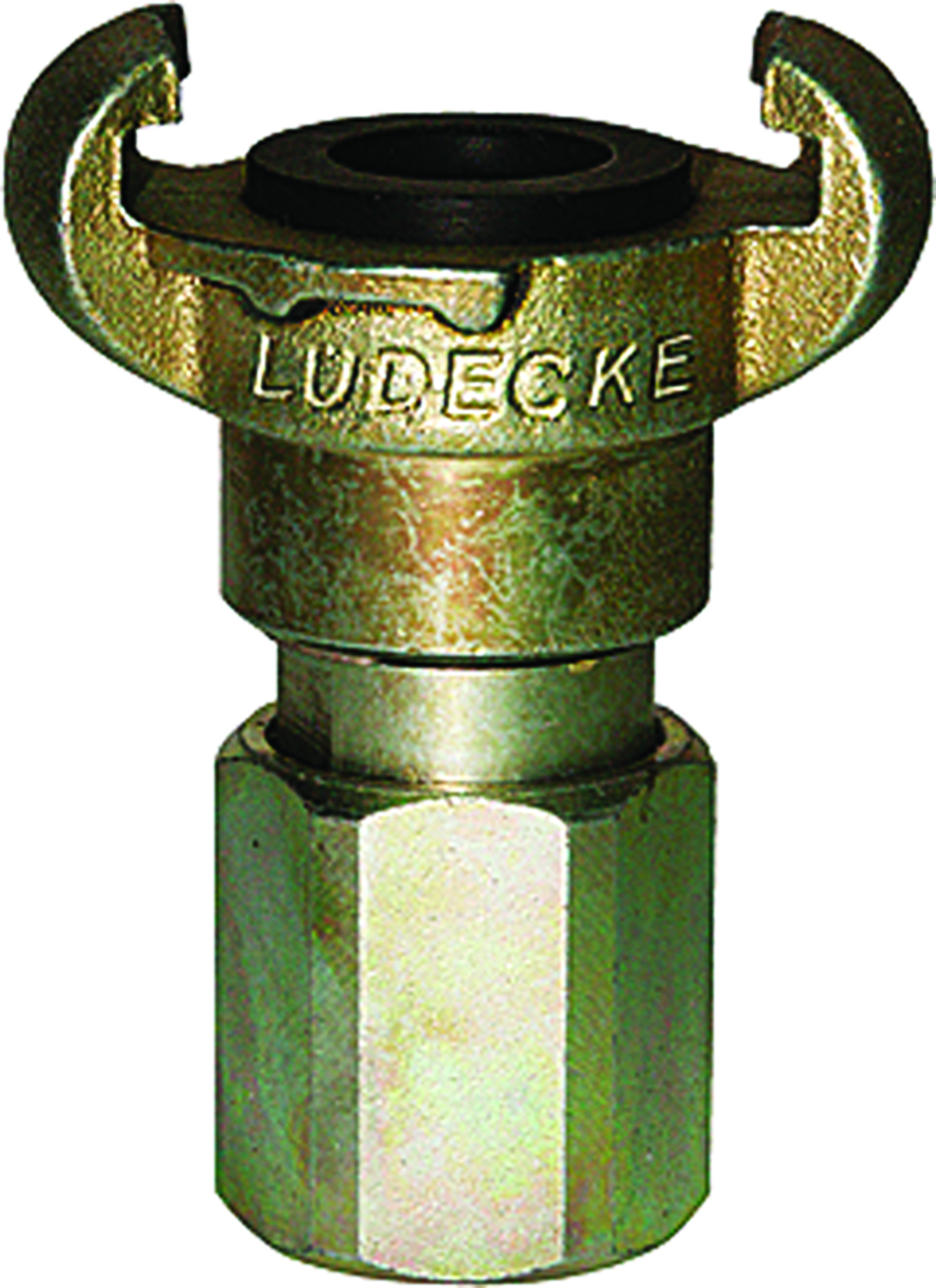 LÜDECKE - Female Claw Couplings - Part number KIG 34-DR