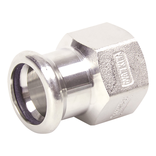 PARKAIR - Straight Adaptor BSPP Female 304 Stainless Steel Press Fittings - Part number MPF-1502028100