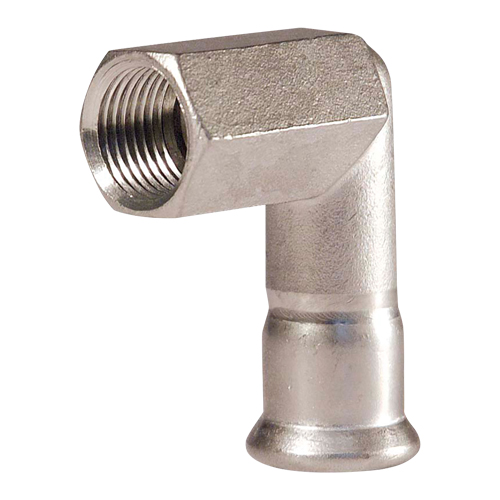 PARKAIR - 90 deg Bend BSPP Female Carbon Steel Press Fittings - Part number MPF-2326028100