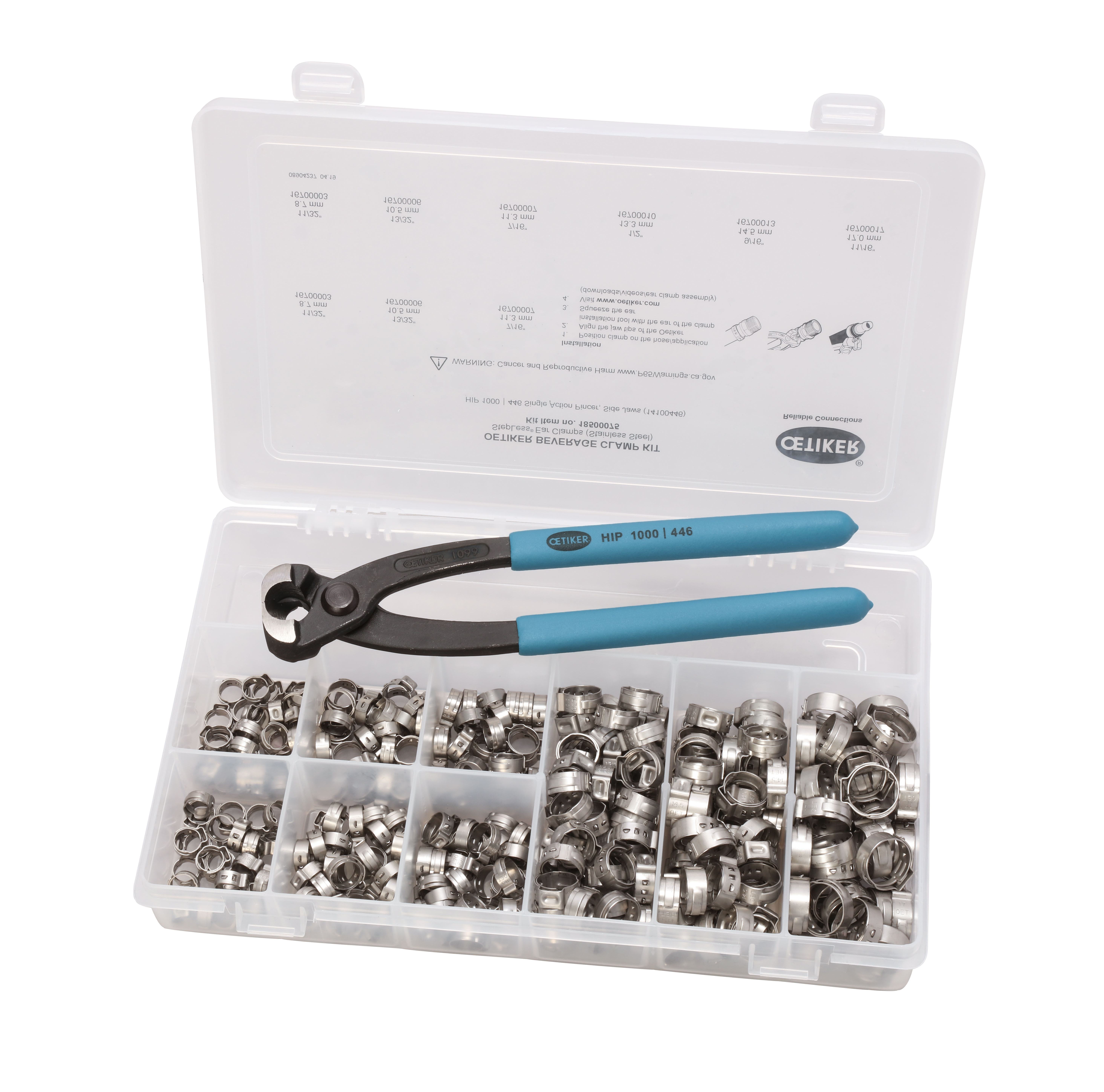OETIKER - Beverage Clamp Kit - Part number OET18500075