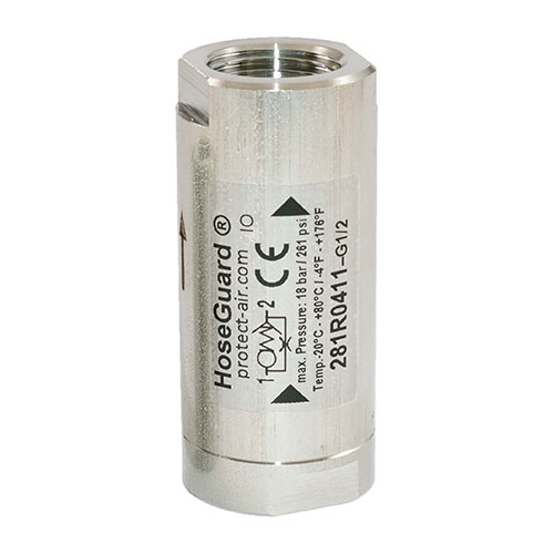PROTECT AIR - Stainless Steel Air Fuse BSPP Female / Female . - Part number PA281RZ0211