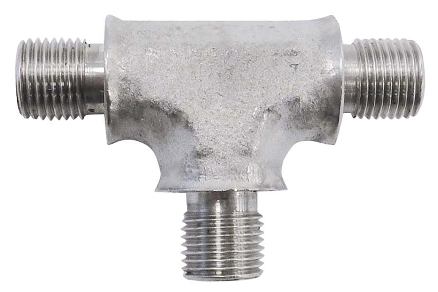 PARKAIR - Tee - BSPP Male 60 Degree Cone - Part number PKR-Z10B/08SS
