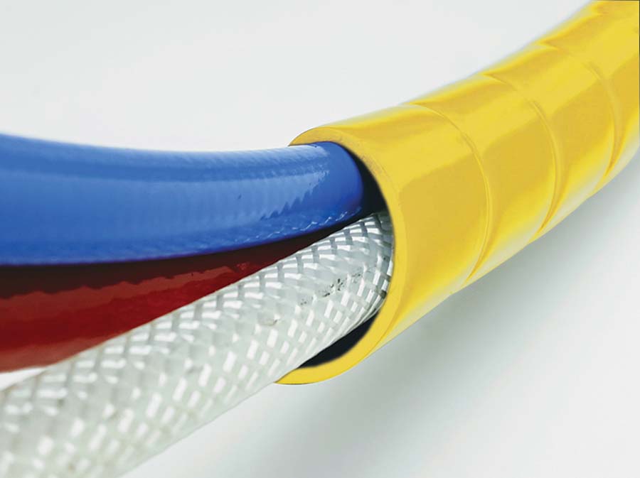 PARKAIR - Yellow HDPE Hose Guard - 20 M Box . - Part number PPW50Y/20M