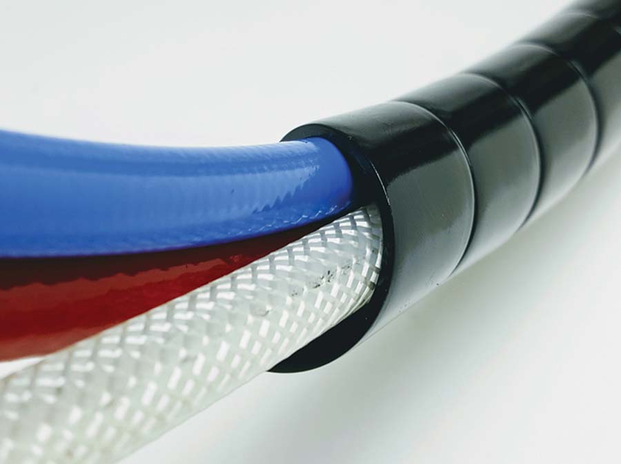 PARKAIR - Black HDPE Hose Guard - 20 M Box . - Part number PPW90/20M