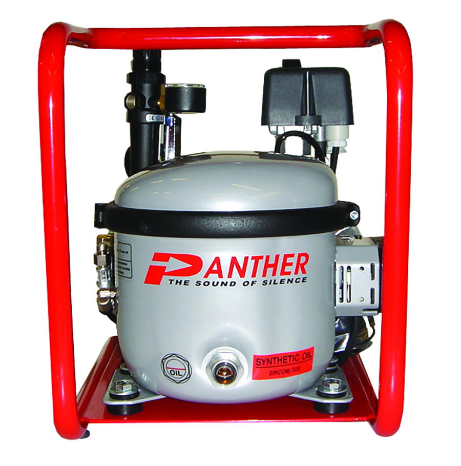 Panther Silent Mini Air Compressor, 13 Gallon Tank