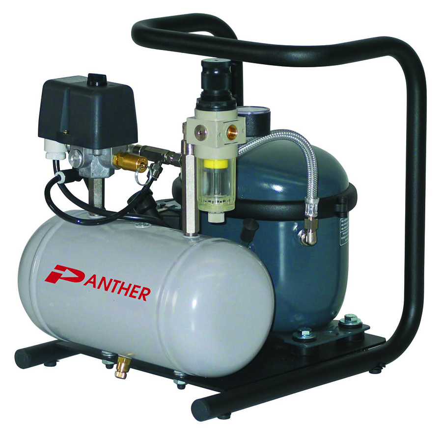 PANTHER COMPRESSORS - 3.5 Litre Tank 0.25 hp / 0.20 Kw . - Part number P SA30TC
