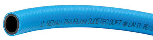 REHAU - Raufilam Slidetec Blue 50 Metre Coils Reinforced PVC Hose - Part number REH10290351001
