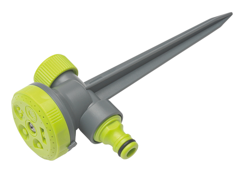 REHAU - 5 Way Adjustable Sprinkler With Ground Spike Garden Equipment - Part number REH14830421100