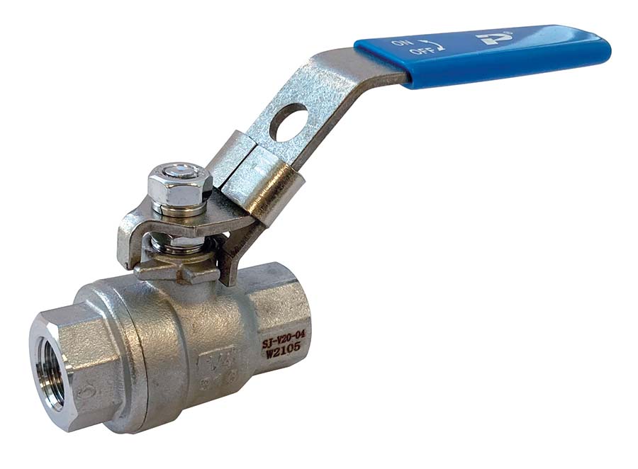 PARKAIR - Two Piece Ball Valve BSPP Female - Full Flow - Part number SJ-V20-08