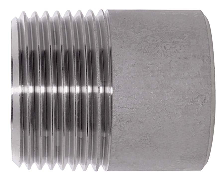 Weld Nipple - BSPT Male Male: 1/8" BSPT - Length: 30 mm - Part number SJ-WN-02