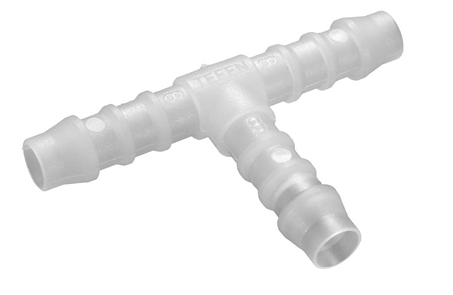 Pkg Qty 5 Aignep USA Swivel Run Tee 8mm Tube x 3/8 Swift-Fit Pkg Qty 5 Aignep USA Swivel Run Tee 8mm Tube x 3/8 Swift-Fit