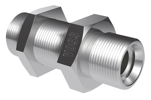 VOSS - Equal Bulkhead Hydraulic Compression Fittings - Part number V24-BHSLN-L18