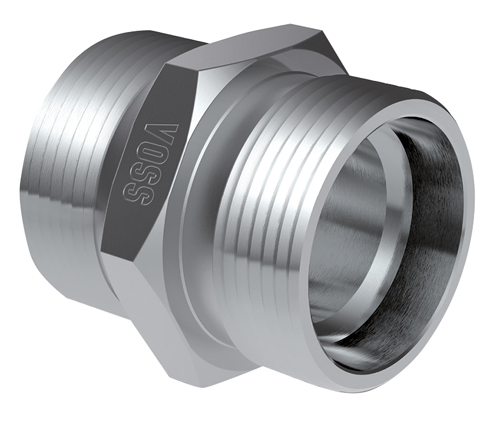 VOSS - Stud Coupling Metric Male Hydraulic Compression Fittings - Part number V24-SDS-LL8-M10T