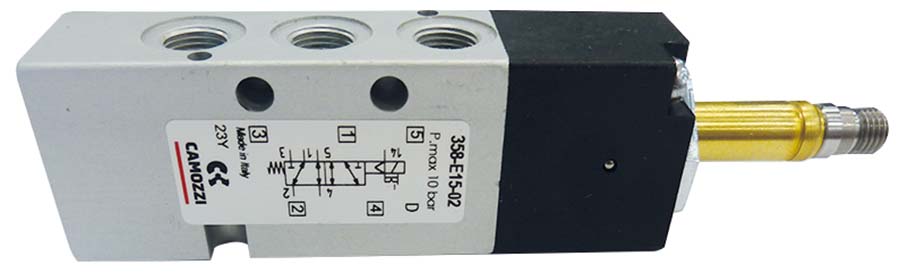 CAMOZZI - 5/2 Solenoid / Spring - Eternal Pilot . - Part number Z358-E15-02