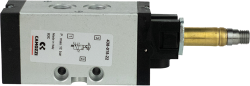 CAMOZZI - 5/2 Solenoid / Spring . - Part number Z458-015-22