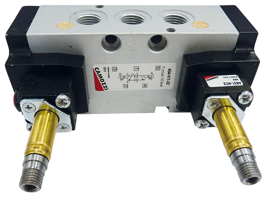 CAMOZZI - 5/2 Solenoid / Solenoid - Vertical Solenoid . - Part number Z454-V11-22