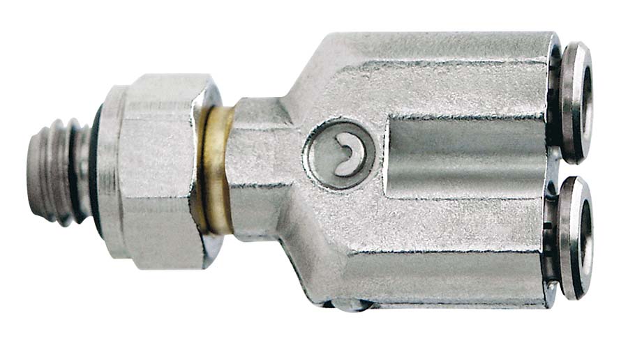 CAMOZZI - Swivel ‘Y’ Connector - Part number Z645203M3