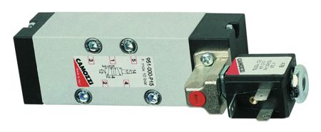 CAMOZZI - 5/2 Solenoid / Spring - Part number Z952-P15-23