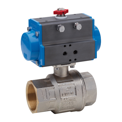 BONOMI - Two-Way Ball Valve BSPP Female Double Acting - Part number ZBV8P0079-04
