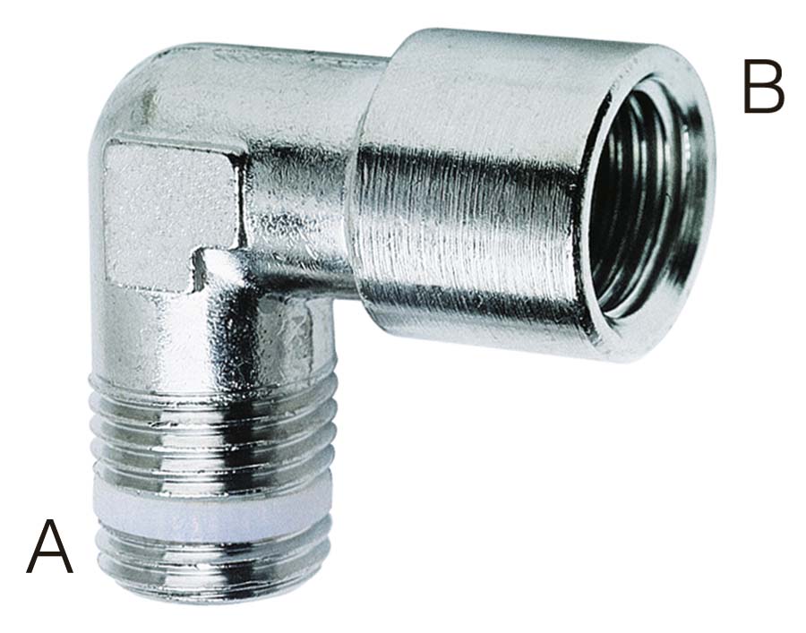 CAMOZZI - BSPT Male / BSPP Female . - Part number ZS20201/2