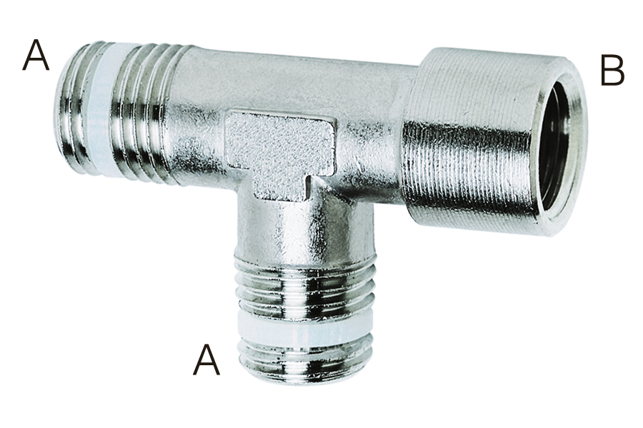 CAMOZZI - BSPT Male / BSPP Female - Part number ZS20501/4