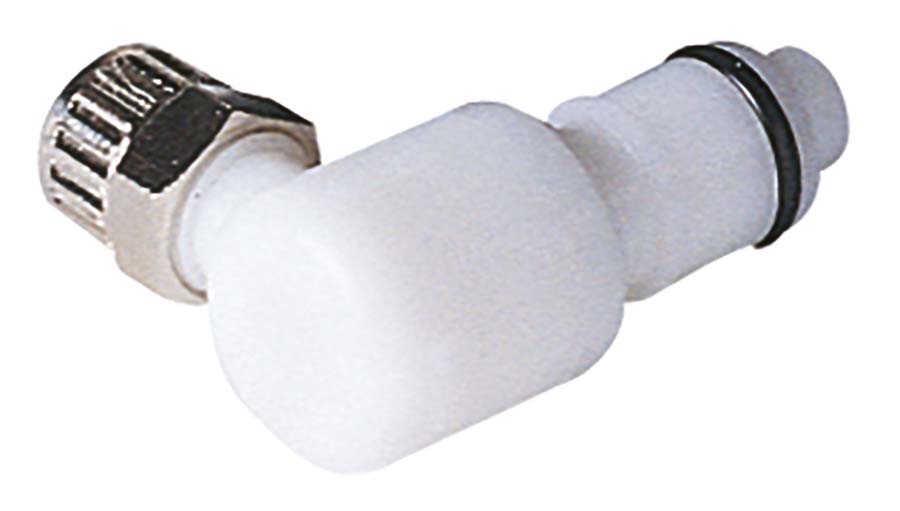 CPC - Elbow – Valved Ferruless Polytube Fitting, PTF . - Part number cAPCD210-06