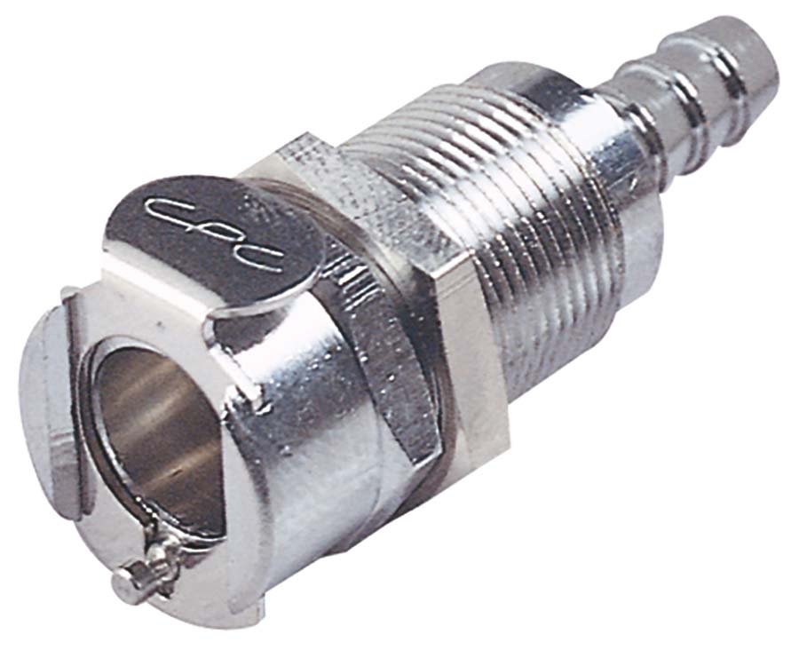 CPC - Panel Mount – Valved Hose Barb - Part number cLCD160-04
