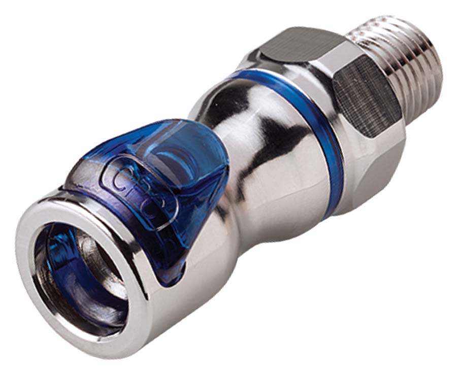 CPC - Pipe Thread – Valved . - Part number cLQ4D10004BLU