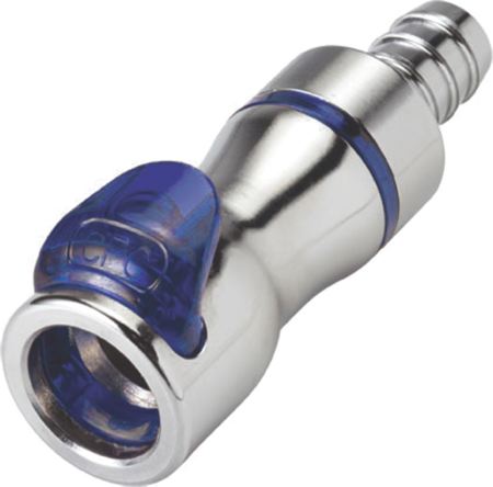 CPC - In-Line – Valved Hose Barb . - Part number cLQ4D17006BLU