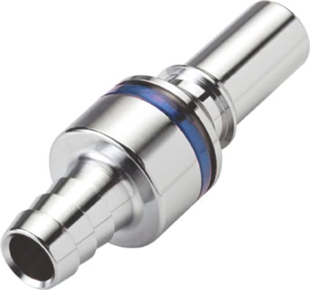 CPC - In-Line – Valved Hose Barb . - Part number cLQ4D22006BLU
